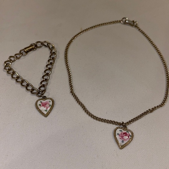 Vintage Emy Necklace/Bracelet Set (kids) - Picture 1 of 2